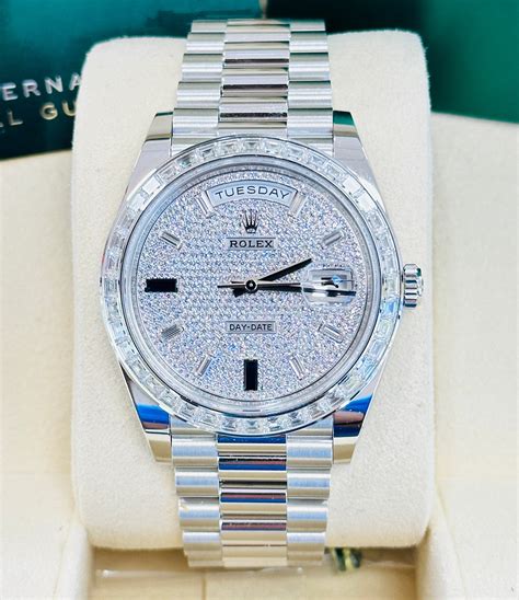 rolex day-date 40 228396tbr|rolex day date diamond dial.